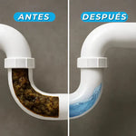 🧼 Limpiador de Tuberías en Polvo – Potencia que Desbloquea en Minutos